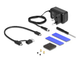 DeLOCK 42020 drevkabinet HDD/SSD kabinet Sort 2.5"