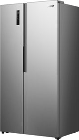 Gorenje Side by side køle /fryseskab med MultiFlow Cooling til jævn luftcirkulation i hele skabet. NoFrost Plus eliminerer manuel afrimning, mens SuperCool og FastFreeze hjælper med at opretholde optimale forhold for nyindsatte dagligvarer.