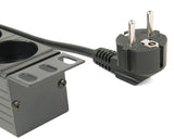 Gembird EG-PDU-014 strømforsyningsenhed (PDU) 8 AC stikkontakt(er) 1U Sort