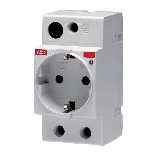ABB M1175 stikdåse Type F Grå
