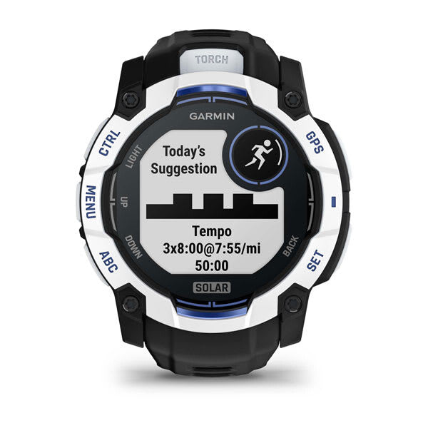 Garmin Instinct 2,79 cm (1.1") MIP 50 mm Digital 176 x 176 pixel Berøringsskærm Sort, Hvid GPS (satellit)