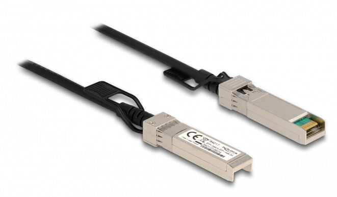 DeLOCK 84219 InfiniBand og fiberoptisk kabel 10 m SFP+ Sort