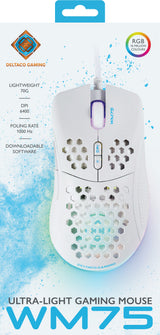 Deltaco Gaming GAM-108-W mus Spil Højre hånd USB Type-A Optisk 6400 dpi