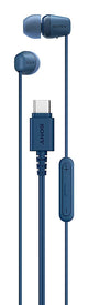 Sony IER-EX15C Headset Ledningsført I ørerne Opkald/musik USB Type-C Blå