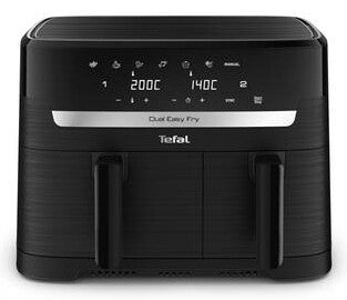 Tefal Easy Fry EY901N Dobbelt 8,3 L Enkeltstående 2700 W Varmluftsteger Sort