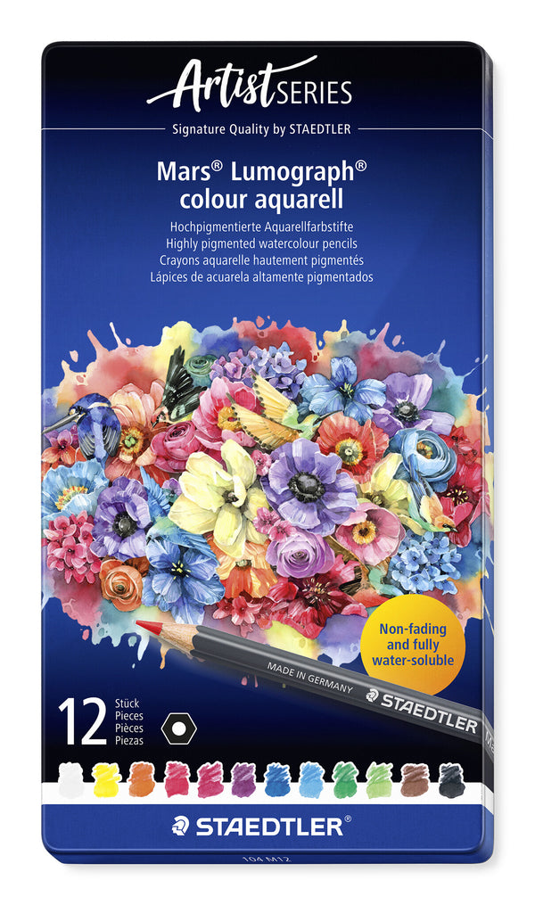 Staedtler Mars Lumograph Flerfarvet 12 stk