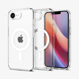 Spigen Ultra Hybrid (MagFit) mobiltelefon etui 15,5 cm (6.1") Cover Transparent, Hvid