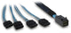 Inter-Tech SFF-8643 - 4x SATA/SAS 0,7 m 12 Gbit/sek. Blå