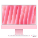 Apple iMac Apple M M4 59,7 cm (23.5") 4480 x 2520 pixel All-in-One PC 24 GB 512 GB SSD macOS Sequoia Wi-Fi 6E (802.11ax) Lyserød