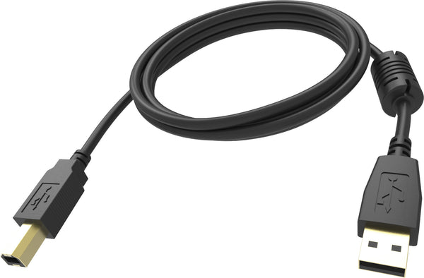 Vision TC 5MUSB/BL USB-kabel USB 2.0 5 m USB A USB B 0,48 Gbit/sek. Sort
