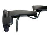 Ergotron 200 Series Wall Mount Arm, 2 Extensions 61 cm (24") Væg Sort