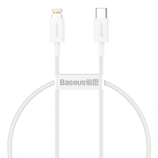 Baseus CATLYS-02 Lightning kabel 0,25 m Hvid