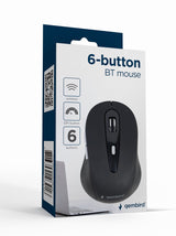 Gembird MUSWB-6B-01 mus Kontor Højre hånd Bluetooth Optisk 1600 dpi