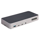 StarTech.com 116E-USBC-DOCK dockingstation Ledningsført USB 3.2 Gen 2 (3.1 Gen 2) Type-C Grå, Sølv