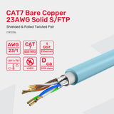 UNITEK C18122BL netværkskabel Blå 305 m Cat7 S/FTP (S-STP) Rund