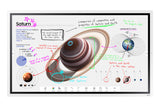Samsung WM55B Interaktivt whiteboard 139,7 cm (55") 3840 x 2160 pixel Berøringsskærm Grå, Hvid