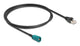 DeLOCK 90698 koaxial kabel 1 m HSD Z RJ-45 Sort, Blå