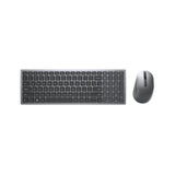 DELL KM7120W tastatur Mus inkluderet Kontor RF trådløs + Bluetooth AZERTY Belgisk Grå, Titanium