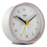 Braun BC12 Quartz alarmur Lyserød, Hvid