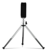 Hama Fancy 2in1 kamerastativ Smartphone/digitalt kamera 3 ben Sølv