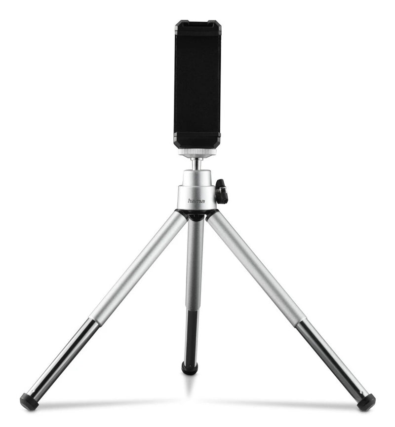 Hama Fancy 2in1 kamerastativ Smartphone/digitalt kamera 3 ben Sølv