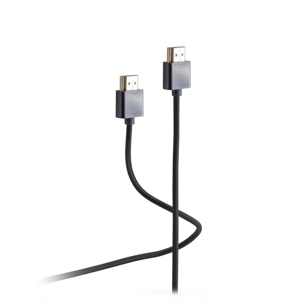 Flexline FL31-15035 HDMI-kabel 2 m HDMI Type A (Standard) Sort, Grå