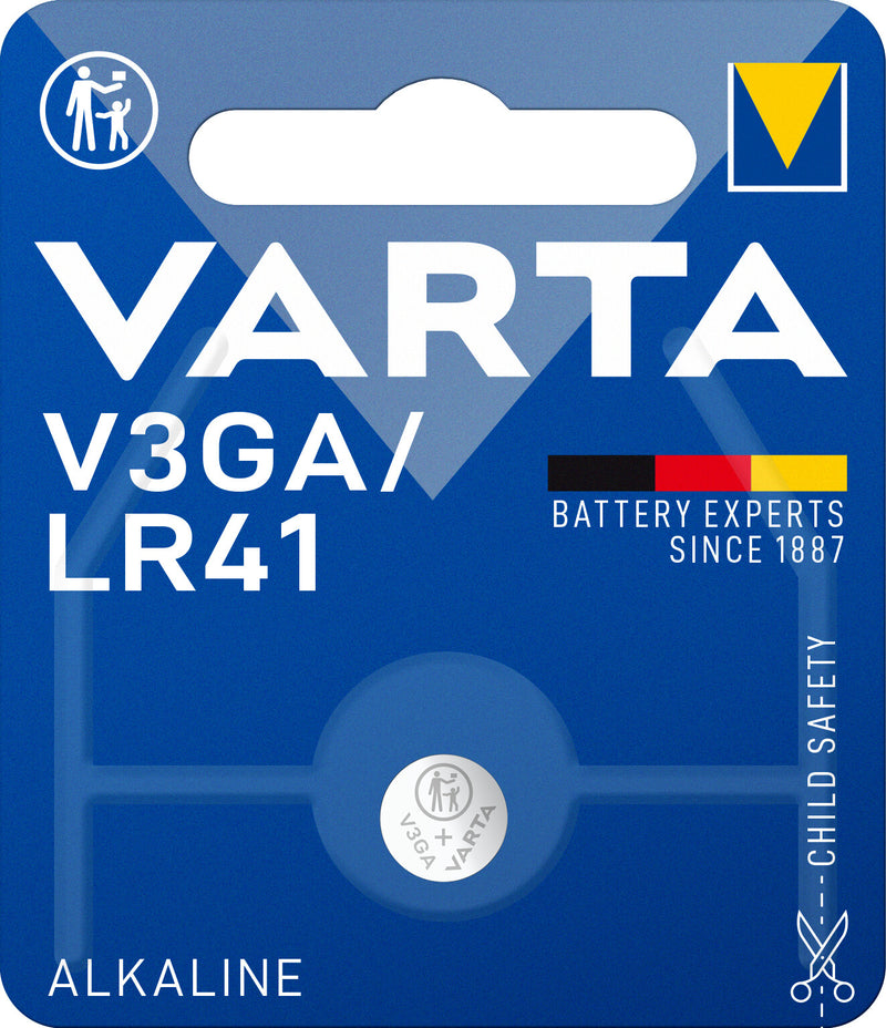 Varta 24261 101 401 husholdningsbatteri Engangsbatteri LR41 Alkaline