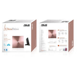 ASUS SDRW-08U5S-U optisk diskdrev DVD Super Multi DL Lyserød