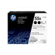 HP Originale 55X LaserJet-tonerpatroner med høj kapacitet, sort, 2-pak