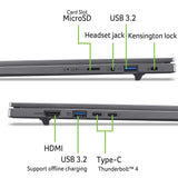 Acer Aspire 16 AI A16-52M-916J Copilot+ PC Intel Core Ultra 9 288V Laptop 40,6 cm (16") WUXGA 32 GB LPDDR5x-SDRAM 1 TB SSD Wi-Fi 7 (802.11be) Windows 11 Home Grå
