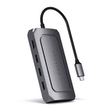 Satechi ST-U4MA3M dockingstation USB Type-C Grå