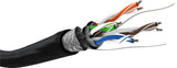 Goobay 57296 netværkskabel Sort 100 m Cat5e SF/UTP (S-FTP)