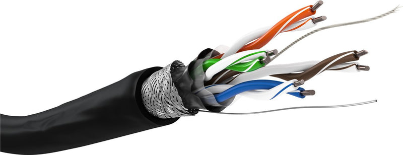 Goobay 57296 netværkskabel Sort 100 m Cat5e SF/UTP (S-FTP)