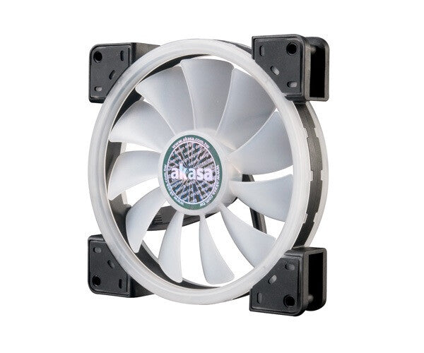 Akasa Vegas TLY Computerkabinet Ventilator 14 cm Sort, Gennemsigtig