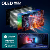Philips 55OLED910/12 TV 139,7 cm (55") 4K Ultra HD Smart TV Wi-Fi Metallic