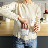 Brita Style Essential + 3 Maxtra Pro Pure Performance Kande vandfilter 2,4 L Transparent, Sand