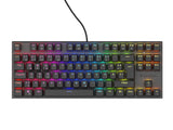 GENESIS NKG-1886 tastatur Spil USB QWERTZ Tysk Sort