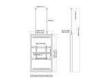Multibrackets 3724 skærmbeslag til skiltning 165,1 cm (65") Hvid