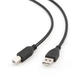 Gembird CCP-USB2-AMBM-1M USB-kabel USB 2.0 USB A USB B Sort