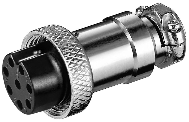 Goobay 11231 kabelsamler XLR-8 pin Sølv