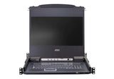 ATEN CL5708N rack-konsol 48,3 cm (19") 1280 x 1024 pixel Metal, Plast Sort 1U