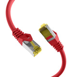 EFB Elektronik MK7001.0,15R netværkskabel Rød 0,15 m Cat6a S/FTP (S-STP)