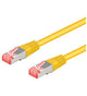 Goobay 1.5m CAT6a-150 netværkskabel Gul 1,5 m