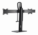 Gembird MS-D2-01 skærmbeslag og -stativer 68,6 cm (27") Skrivebord Sort