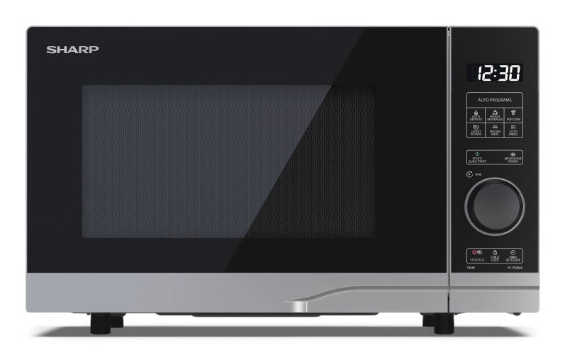 Sharp YCPS204AES mikrobølgeovn Sort, Sølv Solo mikroovn Bordplade 20 L 700 W