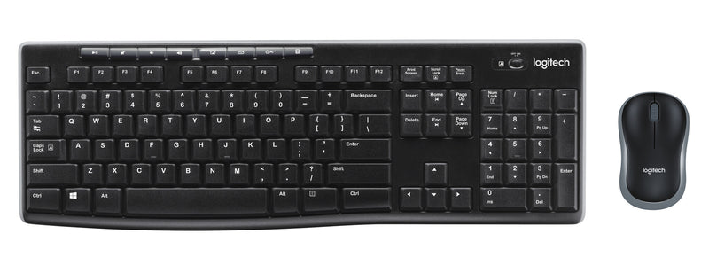 Logitech MK270 tastatur Mus inkluderet Universel RF trådløst Slovakisk Sort