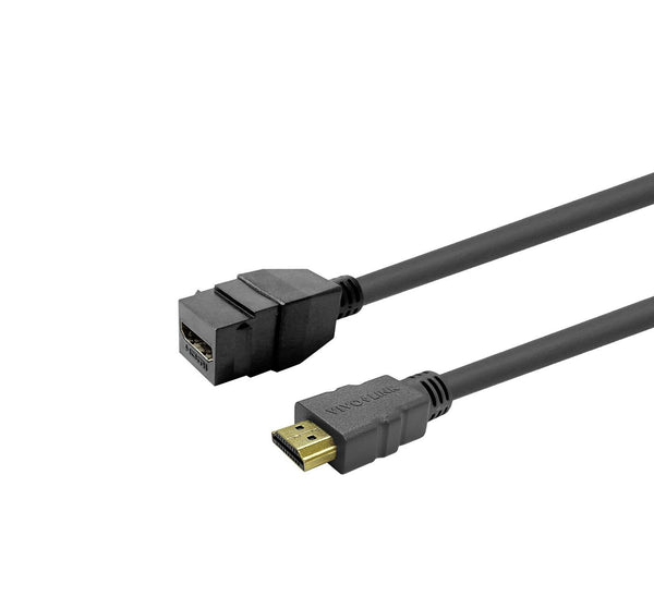 Vivolink PROKEYHDMIFM5B HDMI-kabel 5 m HDMI Type A (Standard) Sort