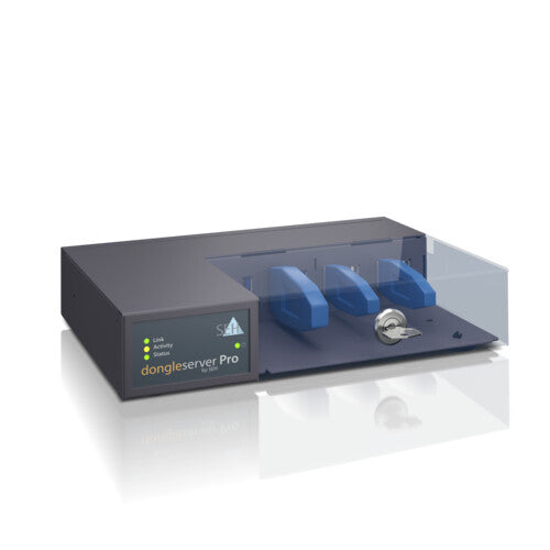 SEH dongleserver Pro® printserver Ethernet LAN Sort, Blå