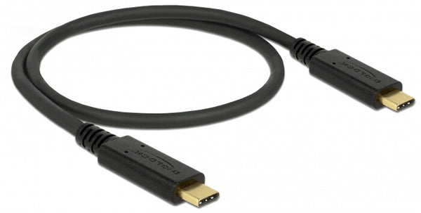 DeLOCK 83043 USB-kabel USB 2.0 0,5 m USB C 0,48 Gbit/sek. Sort