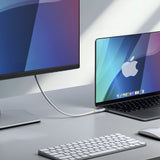 StarTech.com CC2M20GUSB4TPW USB-kabel USB4 Gen 2x2 2 m USB C 20 Gbit/sek. 240 W Hvid